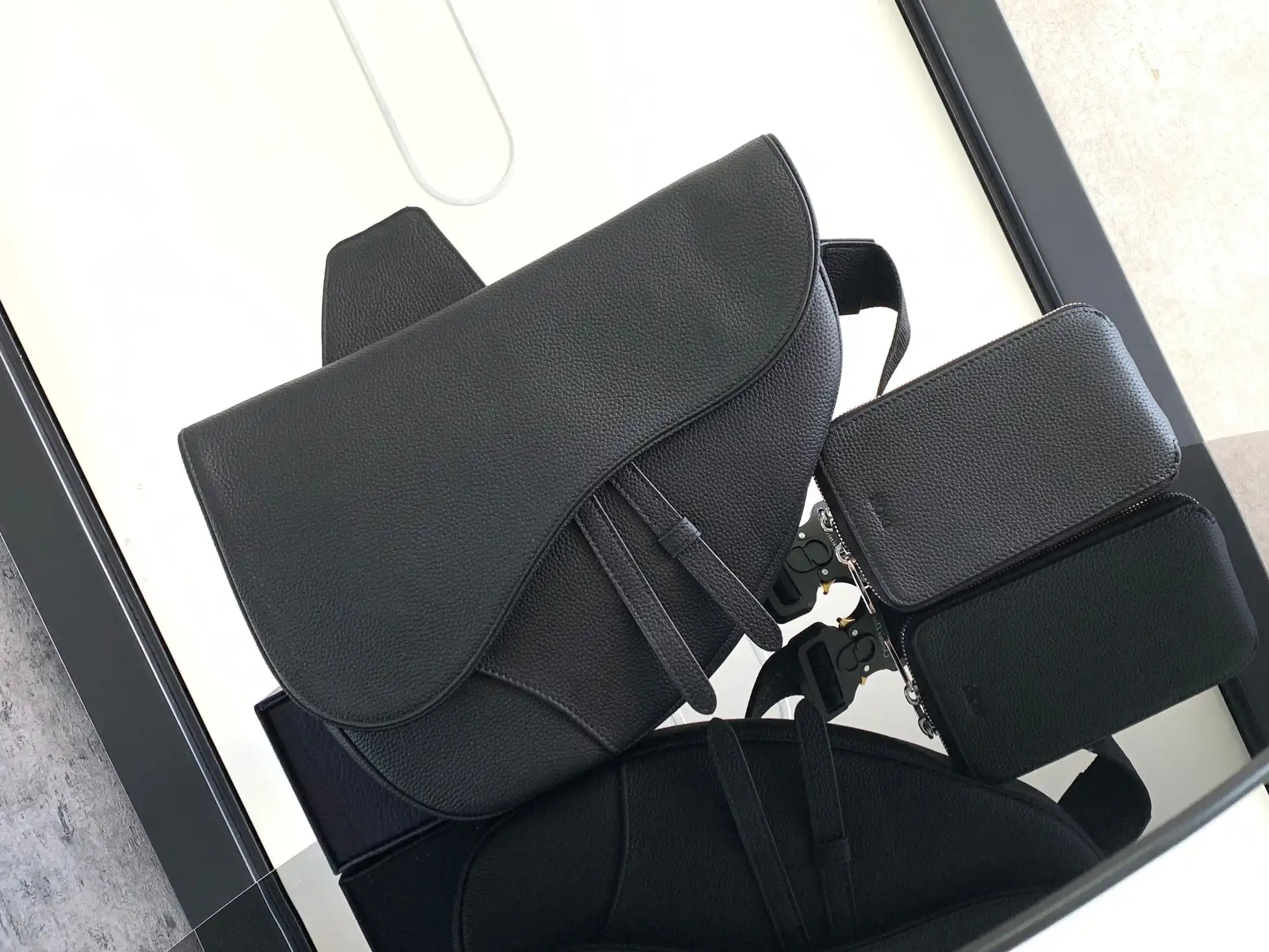 Tony Luxuries SADDLE STRAP-34*25.5*CM BAG WITH diro 0418